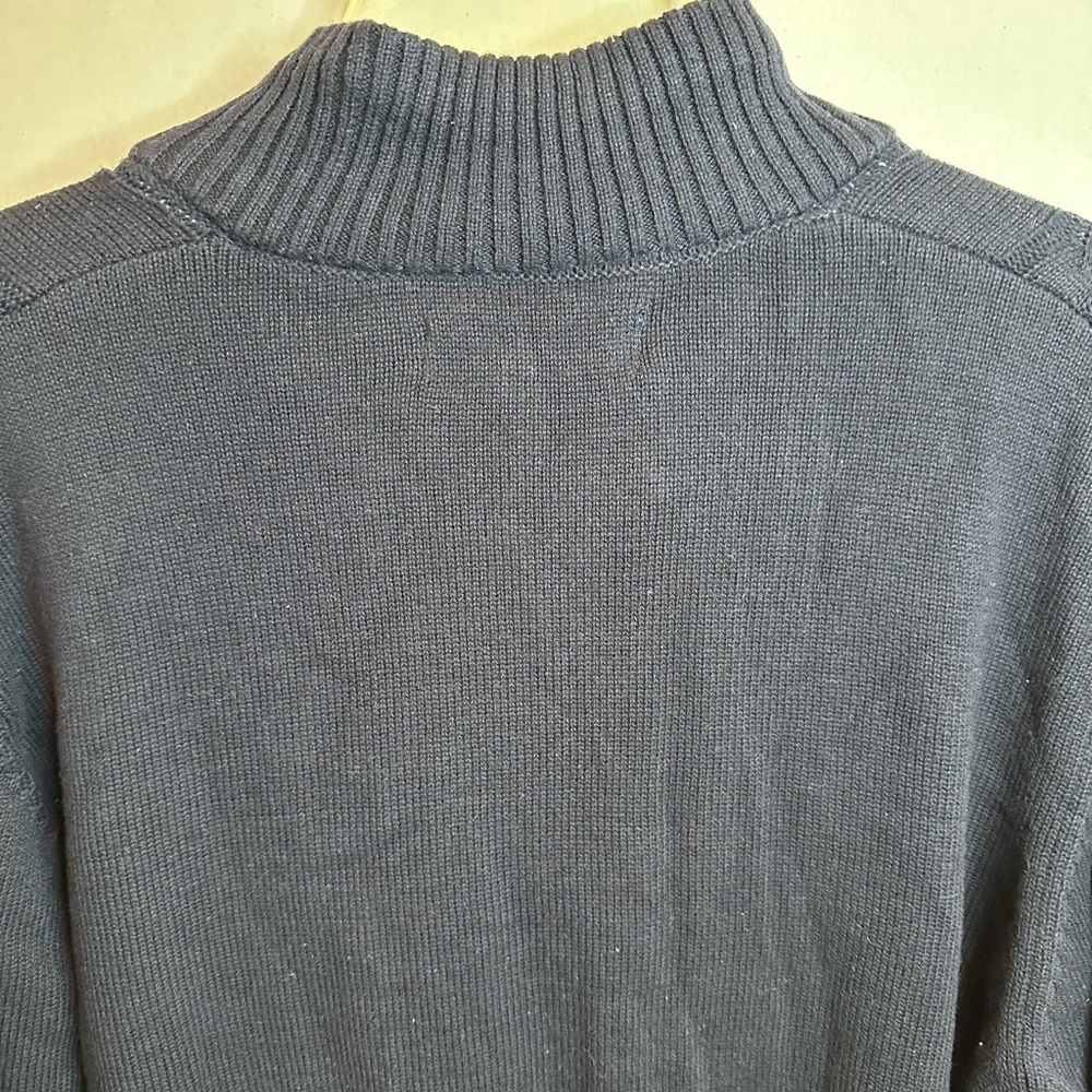 U.S Polo Assn. Men's Navy Pull Over Sweater, size Large, NWT - Picture 7 of 7